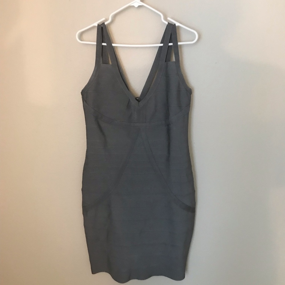 Grey bandage dress